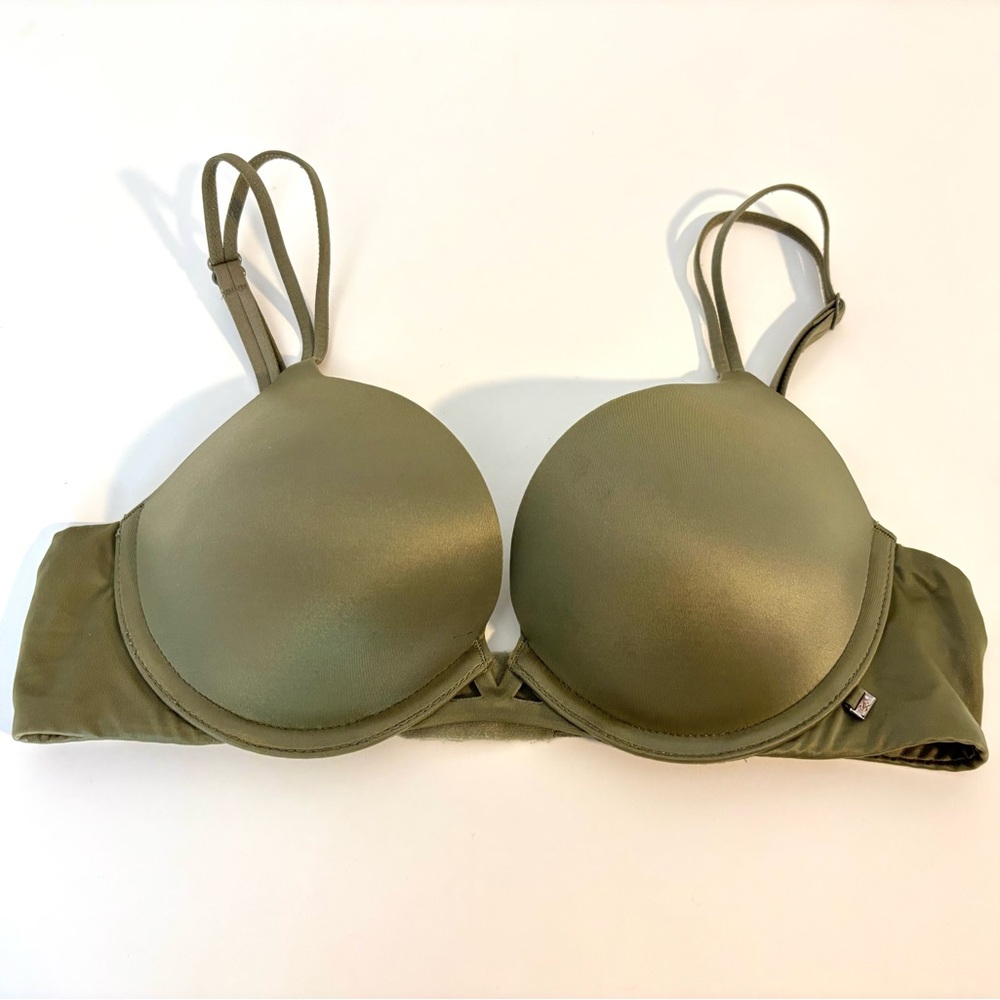 Victoria secret very sexy push up bra olive drab green 32B